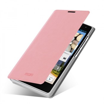 Винтажный чехол горизонтальная книжка подставка на силиконовой основе для Huawei Honor 6 Розовый