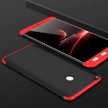 Сборный матовый пластиковый чехол для Xiaomi Mi Max 2 Красный