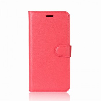 Чехол портмоне подставка на силиконовой основе с отсеком для карт на магнитной защелке для Xiaomi Mi5X/Mi A1 Красный