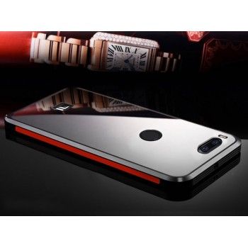 Металлический округлый бампер с поликарбонатной накладкой на пряжке для Xiaomi Mi5X/Mi A1 Черный