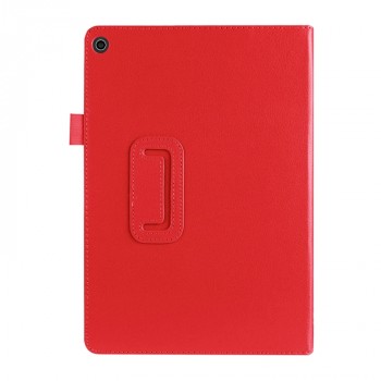 Чехол книжка подставка с рамочной защитой экрана и крепежом для стилуса для ASUS ZenPad 10 Z301ML  Красный