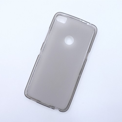 Силиконовый матовый полупрозрачный чехол для Alcatel Idol 5S , цвет Серый