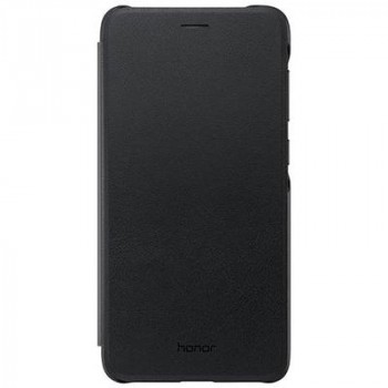 Оригинальный чехол горизонтальная книжка текстура Кожа на пластиковой основе для Huawei Honor 6C Pro Черный