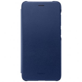 Оригинальный чехол горизонтальная книжка текстура Кожа на пластиковой основе для Huawei Honor 6C Pro Синий