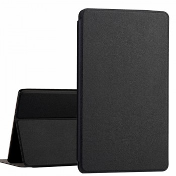 Чехол книжка подставка на непрозрачной поликарбонатной основе для Huawei MediaPad T3 7  Черный