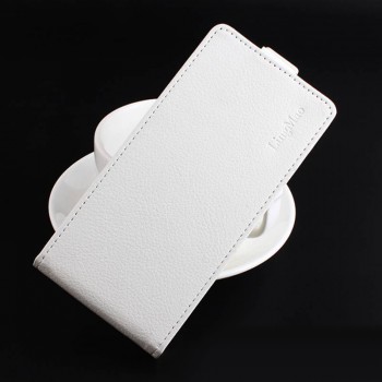 Чехол вертикальная книжка на силиконовой основе на магнитной защелке для OnePlus One  Белый