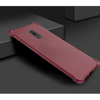 Силиконовый матовый непрозрачный чехол с нескользящим софт-тач покрытием и усиленными углами для Huawei Nova 2i  Пурпурный