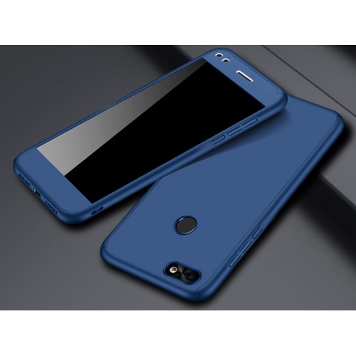 Сборный матовый пластиковый чехол для Huawei Nova Lite (2017), цвет Синий