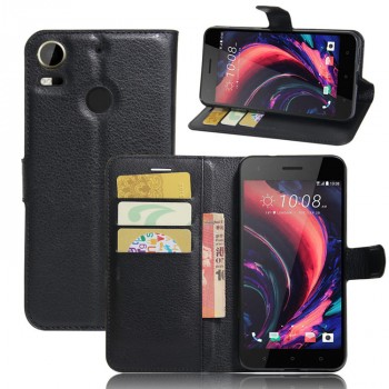 Чехол портмоне подставка для HTC Desire 10 Pro с магнитной защелкой и отделениями для карт