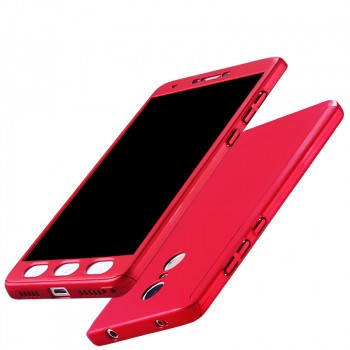 Сборный матовый пластиковый чехол для Xiaomi RedMi Note 4X Красный