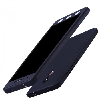 Сборный матовый пластиковый чехол для Xiaomi RedMi Note 4X Черный