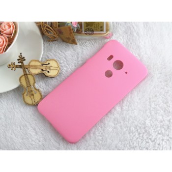 Пластиковый непрозрачный чехол для HTC U Play  Розовый