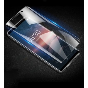 Экстразащитная термопластичная саморегенерирующаяся уретановая пленка на плоскую и изогнутые поверхности экрана для Nokia 8 Sirocco