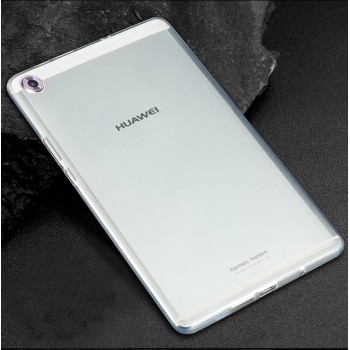 Силиконовый глянцевый транспарентный чехол для Huawei MediaPad M5 10.8 