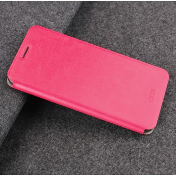 Чехол горизонтальная книжка подставка на силиконовой основе для Xiaomi RedMi Note 5/5 Pro Розовый