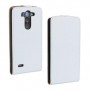 Чехол вертикальная книжка на пластиковой основе на магнитной защелке для LG G3 Mini , цвет Белый