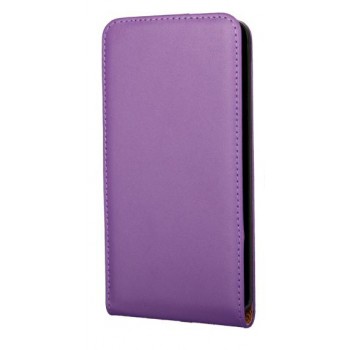Чехол вертикальная книжка на пластиковой основе на магнитной защелке для Sony Xperia P Фиолетовый
