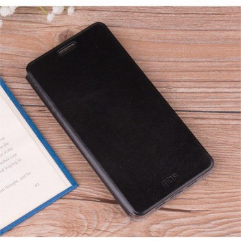 Чехол горизонтальная книжка подставка на силиконовой основе для Xiaomi RedMi 6A Черный