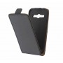 Чехол вертикальная книжка на пластиковой основе на магнитной защелке для Samsung Galaxy Trend 3 , цвет Черный