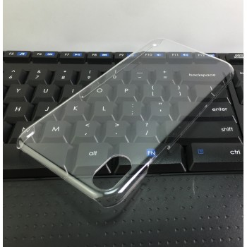 Пластиковый транспарентный чехол для Iphone Xr