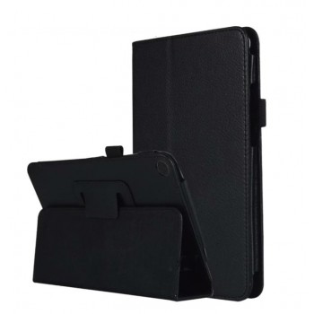 Чехол книжка подставка с рамочной защитой экрана и магнитной защелкой для Xiaomi Mi Pad 4  Черный