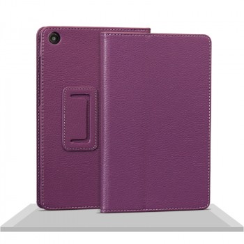 Чехол книжка подставка с рамочной защитой экрана для Xiaomi Mi Pad 4 Plus  Фиолетовый