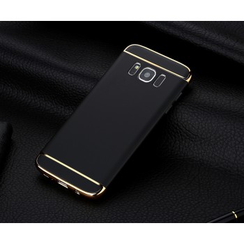 Трехкомпонентный сборный двухцветный пластиковый чехол для Samsung Galaxy S8 Черный