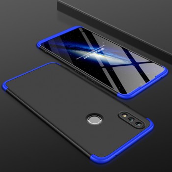 Трехкомпонентный сборный двухцветный пластиковый чехол для Huawei Honor 8X Синий