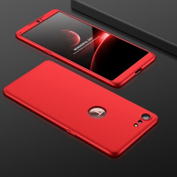 Двухкомпонентный пластиковый непрозрачный матовый сборный чехол для Smartisan U3 Pro Красный