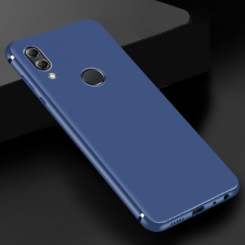 Матовый силиконовый чехол для Huawei Honor 8X с покрытием софт-тач Синий