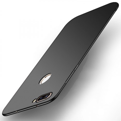 Матовый силиконовый чехол для Xiaomi Mi 8 Lite с покрытием софт-тач, цвет Черный