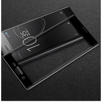 3D полноэкранное ультратонкое износоустойчивое сколостойкое олеофобное защитное стекло для Sony Xperia XZ Premium Черный