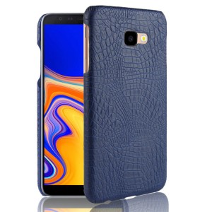 Чехол задняя накладка для Samsung Galaxy J4 Plus с текстурой кожи