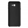 Силиконовый матовый непрозрачный чехол для Samsung Galaxy J4 Plus, цвет Черный