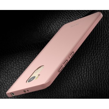 Пластиковый непрозрачный матовый чехол для Xiaomi RedMi 4 Pro Розовый