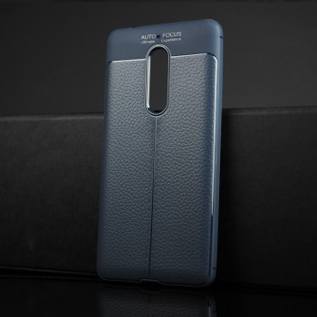 Чехол задняя накладка для Nokia 5 с текстурой кожи Синий