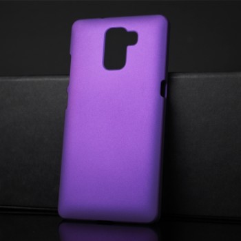 Пластиковый матовый непрозрачный чехол для Huawei Honor 7 Фиолетовый