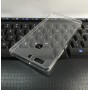 Силиконовый глянцевый транспарентный чехол с поликарбонатными вставками для Huawei P9 Plus 
