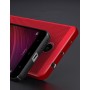 Полупрозрачный матовый чехол с улучшенной защитой элементов корпуса и текстурным покрытием Точки для Xiaomi RedMi 5 Plus, цвет Красный