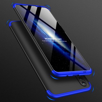 Трехкомпонентный сборный двухцветный пластиковый чехол для Huawei Honor 10 Lite Синий