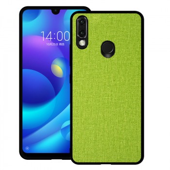 Силиконовый матовый непрозрачный чехол с текстурным покрытием Ткань для Huawei P Smart 2019/Honor 10 Lite Зеленый
