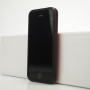 Двухкомпонентный силиконовый матовый непрозрачный чехол с поликарбонатной и крышкой и встроенным кольцом-подставкой для Iphone 5s/5/SE, цвет Красный