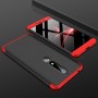 Двухкомпонентный сборный двухцветный пластиковый матовый чехол для Nokia 6 (2018), цвет Красный