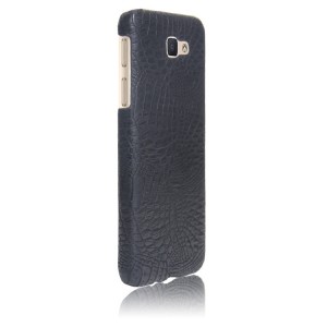 Чехол задняя накладка для Samsung Galaxy J5 Prime с текстурой кожи Черный
