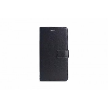 Чехол портмоне подставка с отсеком для карт на магнитной защелке для Sony Xperia C Черный