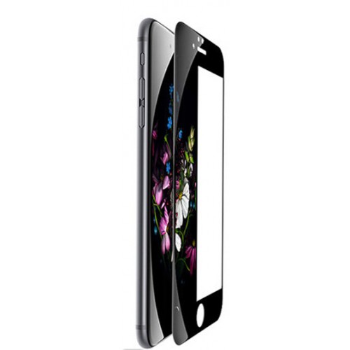 3D полноэкранное ультратонкое износоустойчивое сколостойкое олеофобное защитное стекло для Iphone 7 Plus, цвет Черный