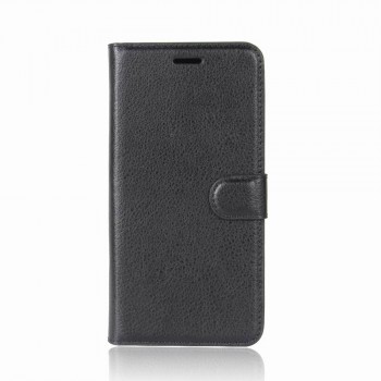 Чехол портмоне подставка для Iphone 7/SE (2020)/8 с магнитной защелкой и отделениями для карт Черный