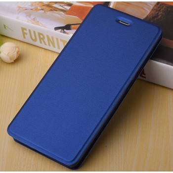 Чехол горизонтальная книжка подставка на пластиковой основе для Xiaomi Mi5S Plus Синий