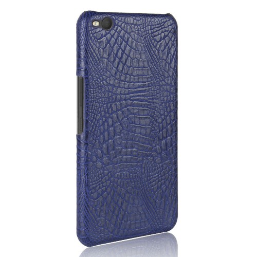 Чехол задняя накладка для HTC One X9 с текстурой кожи, цвет Синий