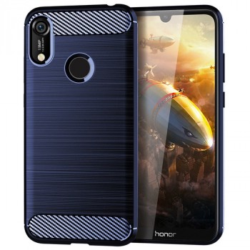 Матовый силиконовый чехол для Huawei Honor 8A/Y6s/Y6 (2019) с текстурным покрытием металлик